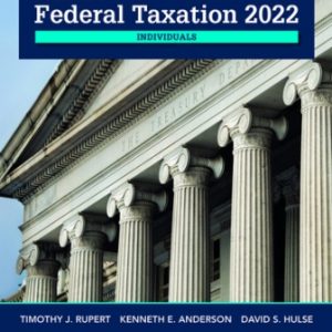 Test Bank for Pearson's Federal Taxation 2022 Individuals 35th Edition Rupert