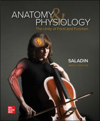 Test Bank for Anatomy & Physiology: The Unity of Form and Function 9th Edition Saladin
