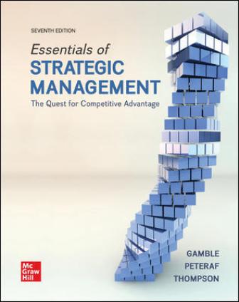 Test Bank for Essentials of Strategic Management: The Quest for Competitive Advantage 7th Edition Gamble