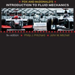 Solution Manual for Fox and McDonald's Introduction to Fluid Mechanics 9th Edition Pritchard