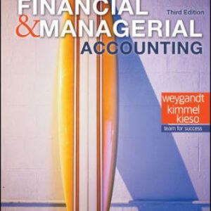 Test Bank for Financial and Managerial Accounting 3rd Edition Weygandt
