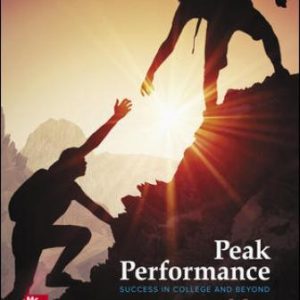 Test Bank for Peak Performance: Success in College and Beyond 11th Edition Ferrett
