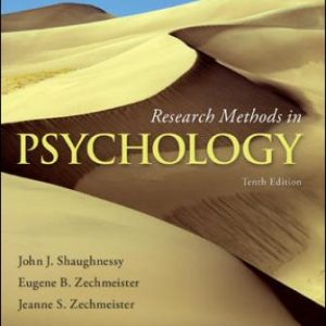 Solution Manual for Research Methods in Psychology 10th Edition Shaughnessy