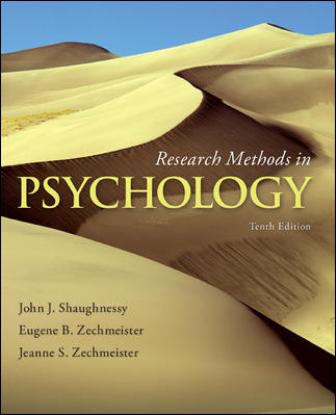 Solution Manual for Research Methods in Psychology 10th Edition Shaughnessy Solution Manual for Research Methods in Psychology 10th Edition Shaughnessy