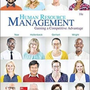 Solution Manual for Human Resource Management 10th Edition Noe