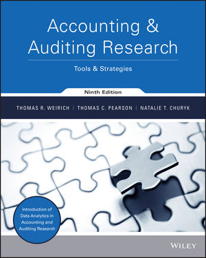 Solution Manual for Accounting and Auditing Research: Tools and Strategies 9th Edition Weirich