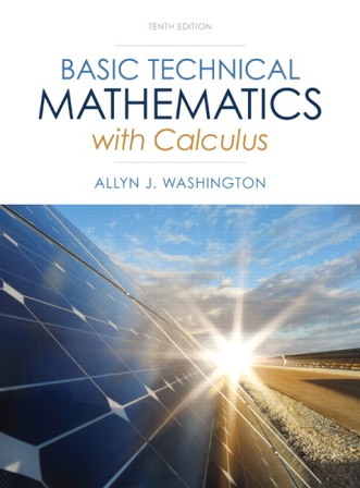 Test Bank for Basic Technical Mathematics with Calculus 10th Edition Washington