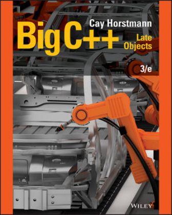 Test Bank for (Chapter 1 - 17) Big C++: Late Objects 3rd Edition Horstmann