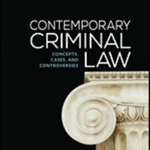 Test Bank for Contemporary Criminal Law Concepts, Cases, and Controversies 5th Edition Lippman