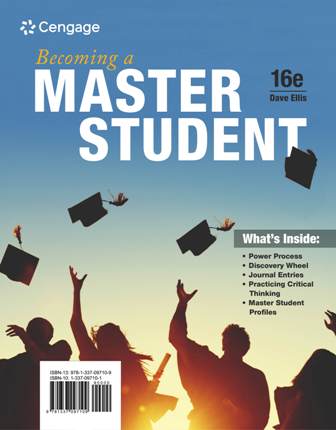 Test Bank for Becoming a Master Student 16th Edition Ellis