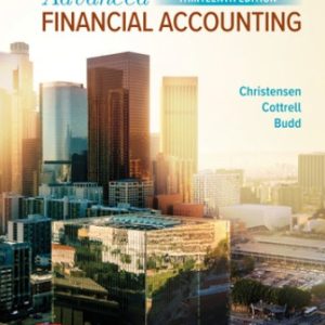 Advanced Financial Accounting 13th Edition Christensen - Solution Manual