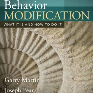Behavior Modification 10th Edition Martin - Test Bank