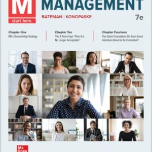 M Management 7th Edition Bateman - Test Bank