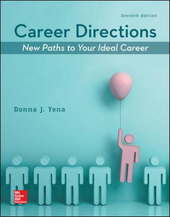 Career Directions New Paths to Your Ideal Career 7th Edition Yena - Test Bank