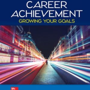 Career Achievement Growing Your Goals 4th Edition Blackett - Solution Manual