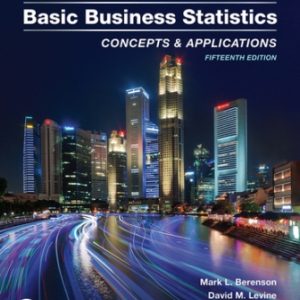 Basic Business Statistics 15th Edition Berenson - Solution Manual