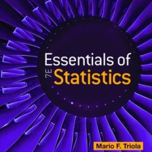 Essentials of Statistics 7th Edition Triola - Solution Manual