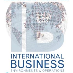 International Business 17th Edition Daniels - Solution Manual