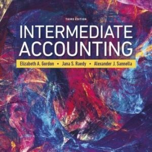 Intermediate Accounting 3rd Edition Gordon - Test Bank
