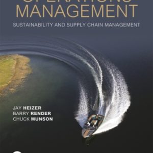 Operations Management Sustainability and Supply Chain Management 14th Edition Heizer - Solution Manual