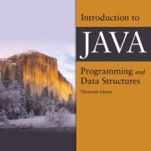 Introduction to Java Programming and Data Structures 13th Edition Liang - Test Bank
