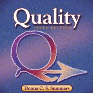 Quality 6th Edition Summers - Test Bank