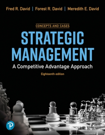 Strategic Management: A Competitive Advantage Concept and Cases 18th Edition David - Solution Manual Strategic Management: A Competitive Advantage Concept and Cases 18th Edition David - Solution Manual