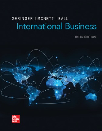 International Business 3rd Edition Geringer - Test Bank International Business 3rd Edition Geringer - Test Bank