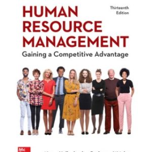 Human Resource Management: Gaining a Competitive Advantage 13th Edition Noe - Solution Manual