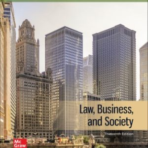Law Business and Society 13th Edition McAdams - Solution Manual