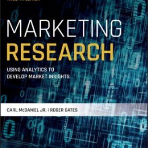 Marketing Research 12th Edition McDaniel Jr. - Test Bank