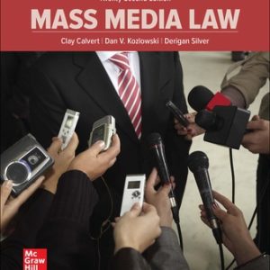 Mass Media Law 22nd Edition Calvert - Test Bank