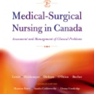 Medical-Surgical Nursing in Canada 2nd Edition Lewis - Test Bank
