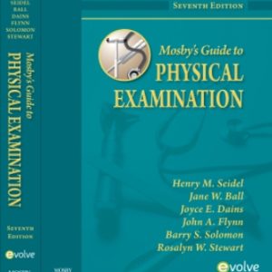 Mosby's Guide to Physical Examination 7th Edition Seidel - Test Bank