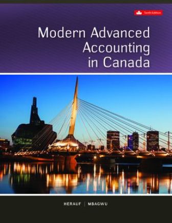 Modern Advanced Accounting In Canada 10th Edition Herauf - Test Bank Modern Advanced Accounting In Canada 10th Edition Herauf - Test Bank