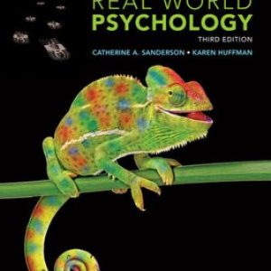 Real World Psychology 3rd Edition Sanderson - Test Bank