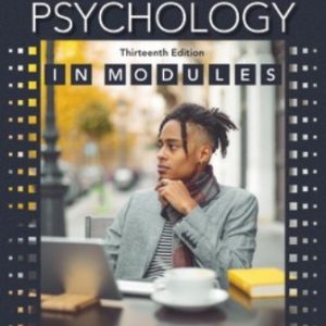 Psychology in Modules 13th Edition Myers - Test Bank